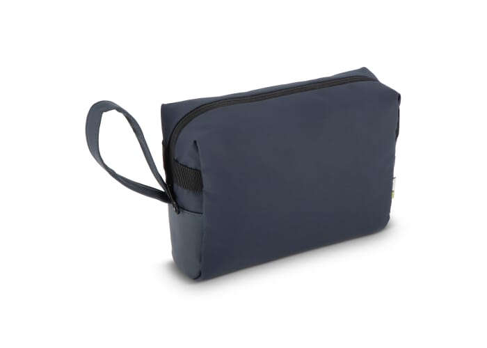 Trousse de toilette personnalisée compartiments Carry Care Bleu foncé